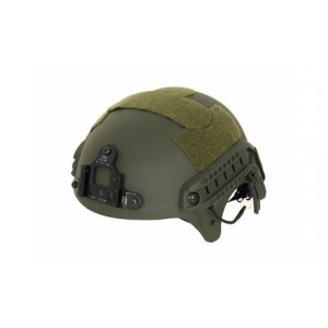 ACM Replica of IBH helmet with rails - black